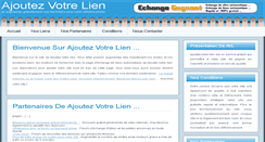 Desktop Screenshot of ajoutezvotrelien.com